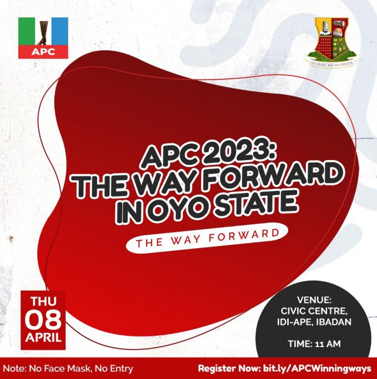 Oyo APC Plans A Strategy Conference Ahead Of 2023 Election Oyo Today