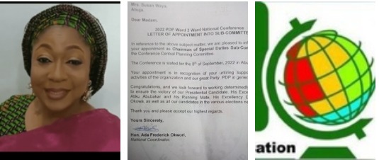 REVEALED: NIDO UK South Chairman, Susan Waya, Takes Political Appointment from PDP