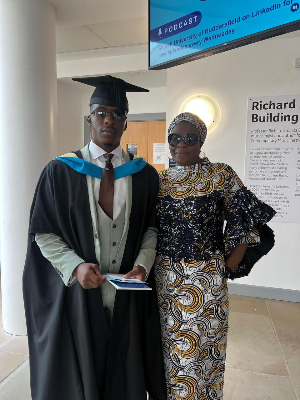 PicStory : Al-makura’s son bags Masters degree from UK varsity